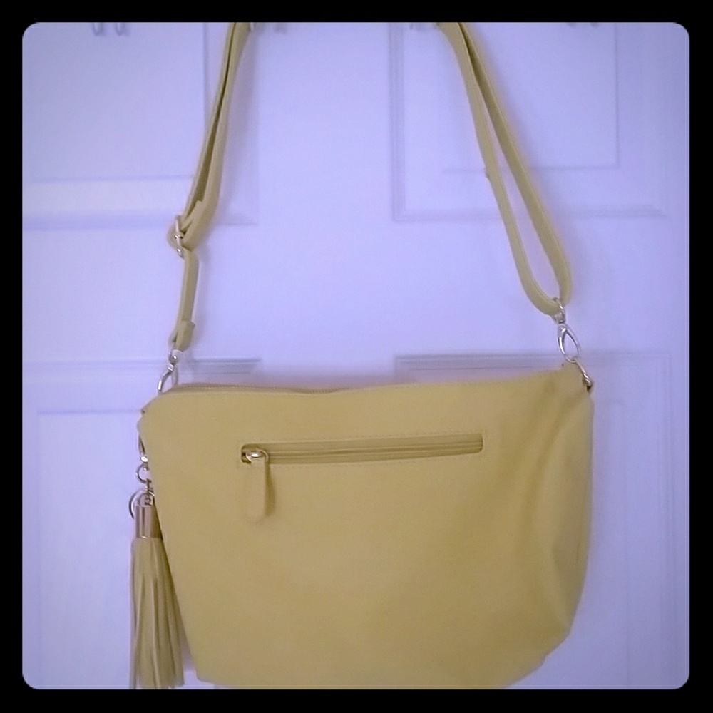 Steve Madden bright yellow shoulder bag